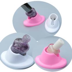 Flaschenhalter für Pinselflaschen zB Nagellack Nagelöl Primer o.Tipblender Pink