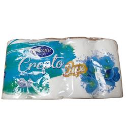 Crepto Lux Toilettenpapier 3 Lagig 8 x 150 Blatt