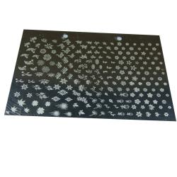 XXL Nail Art Stamping Platte Plate Schablone Nailart SET 15x21cm Plates (F)