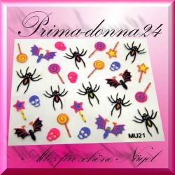 Nail Tattoos 119 Tattoo Sticker Karneval Halloween