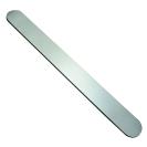 Edelstahlboard Slim fr Wechselfeilen Gerade 180x19x0,6