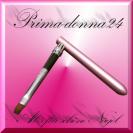 Gel-Pinsel Gr.4 mit Metall Hlle fr Naildesign (Hell-Rosa)