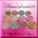 12 Dosen Muschelsplitter Crushed Shells Nail Art