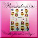Nail Tattoos 072 Sticker Water Ostern Hase Eier