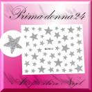 Nail Tattoos 096 Tattoo Sticker Glitter Sterne Silber 